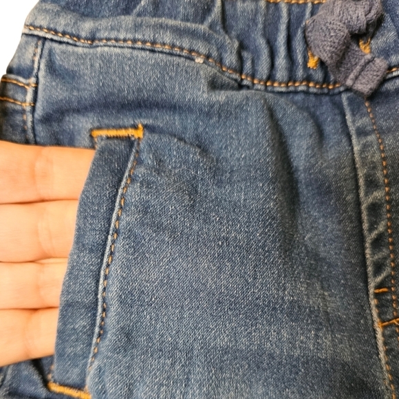 7 FOR ALL MANKIND Blue Baby Jeans. Functioning pockets 😂 12 months - Picture 5 of 5